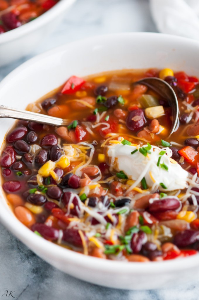 Slow-Cooker-Three-Bean-Chili