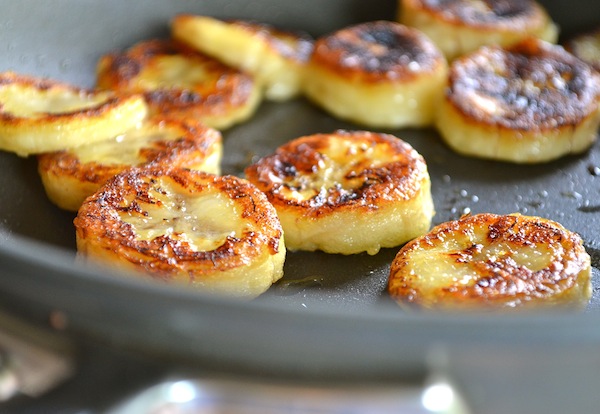 fried honey bananas