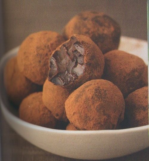 guilt free chocolate truffles