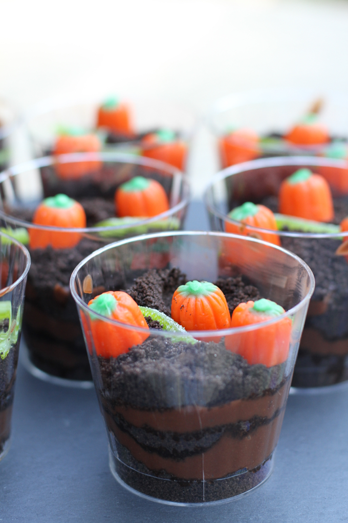 pumpkin patch dirt cups