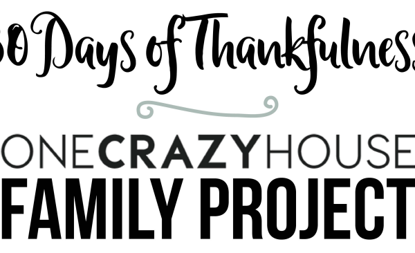 30 Days of Thankfulness a Family Project