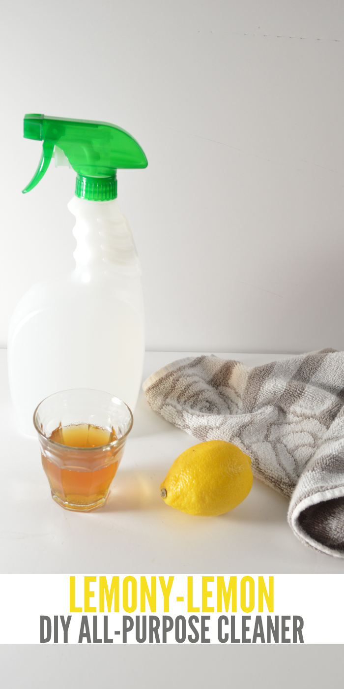 This natural DIY All-Purpose cleaner is super simple and effective. 