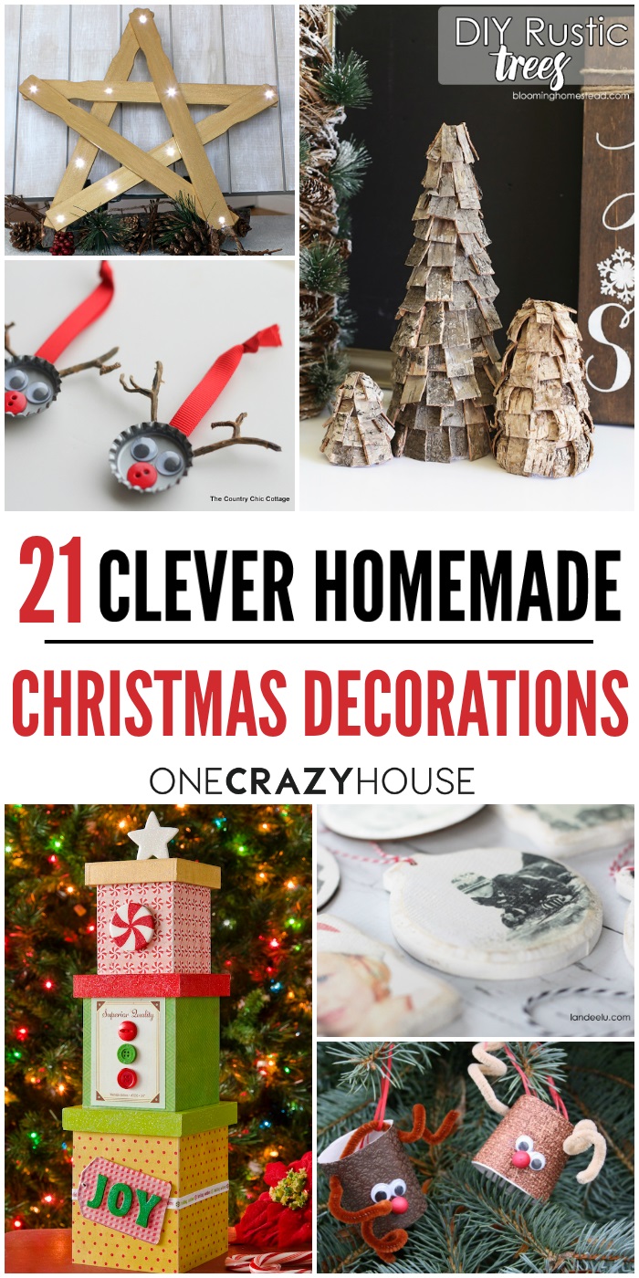 18 Clever Homemade Christmas Decorations