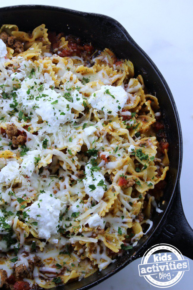 one-pan-lasagna