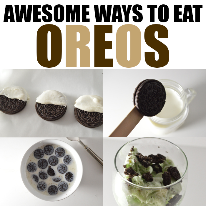 Some creative ways to munch on America's favorite cookie: the Oreo.