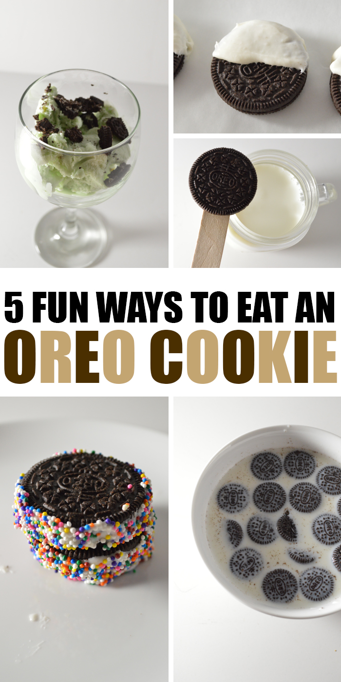 Some creative ways to munch on America's favorite cookie: the Oreo.