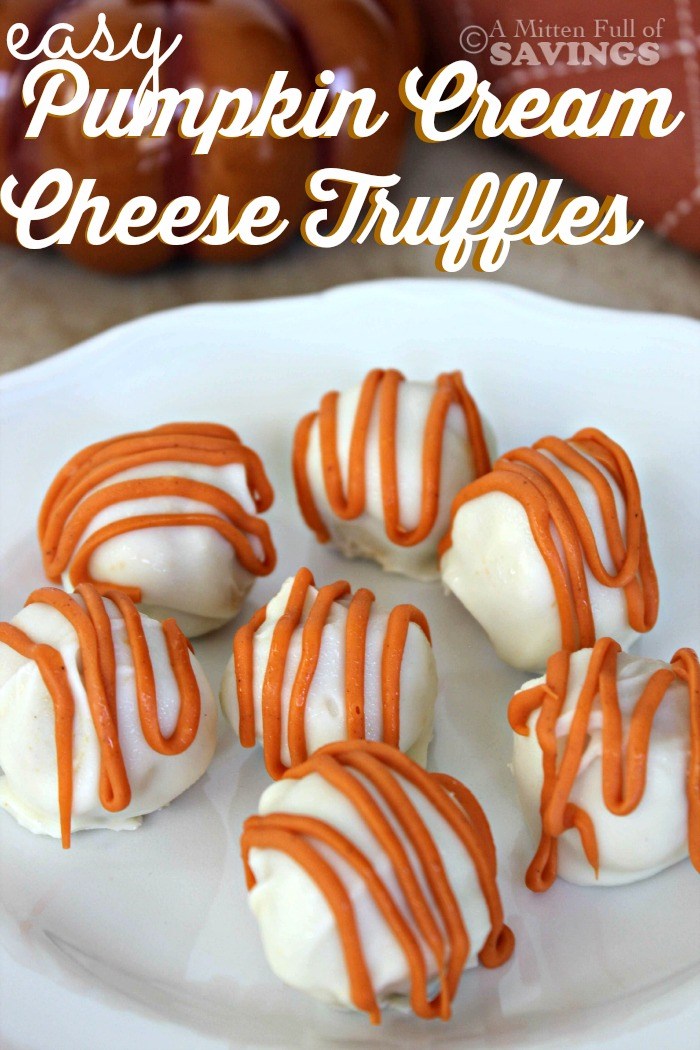 Easy Recipe for Pumpkin Cream Cheese Truffles | A Worthy Read