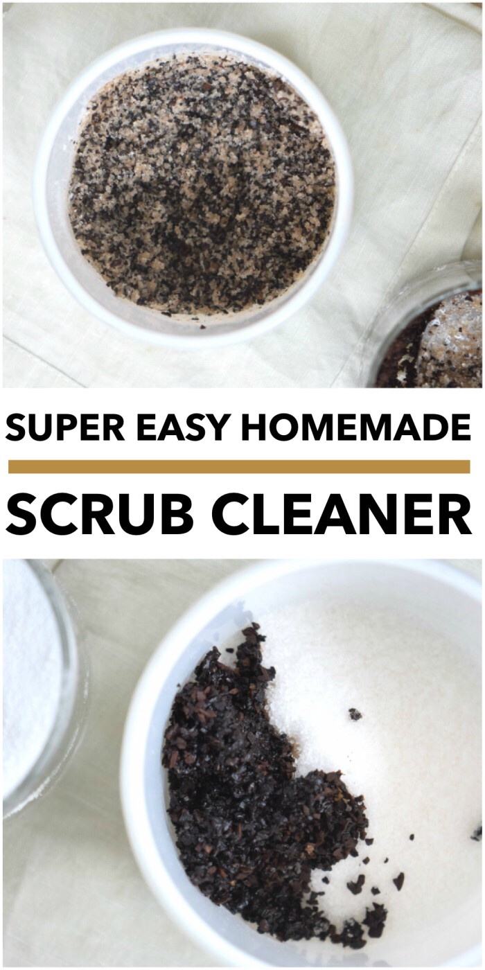 Super Easy Homemade Scrub Cleaner Recipe