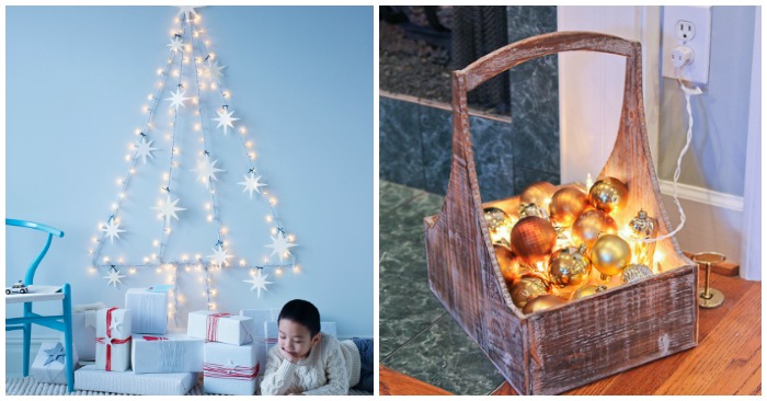 17 Sparkling Indoor Christmas Lighting Ideas