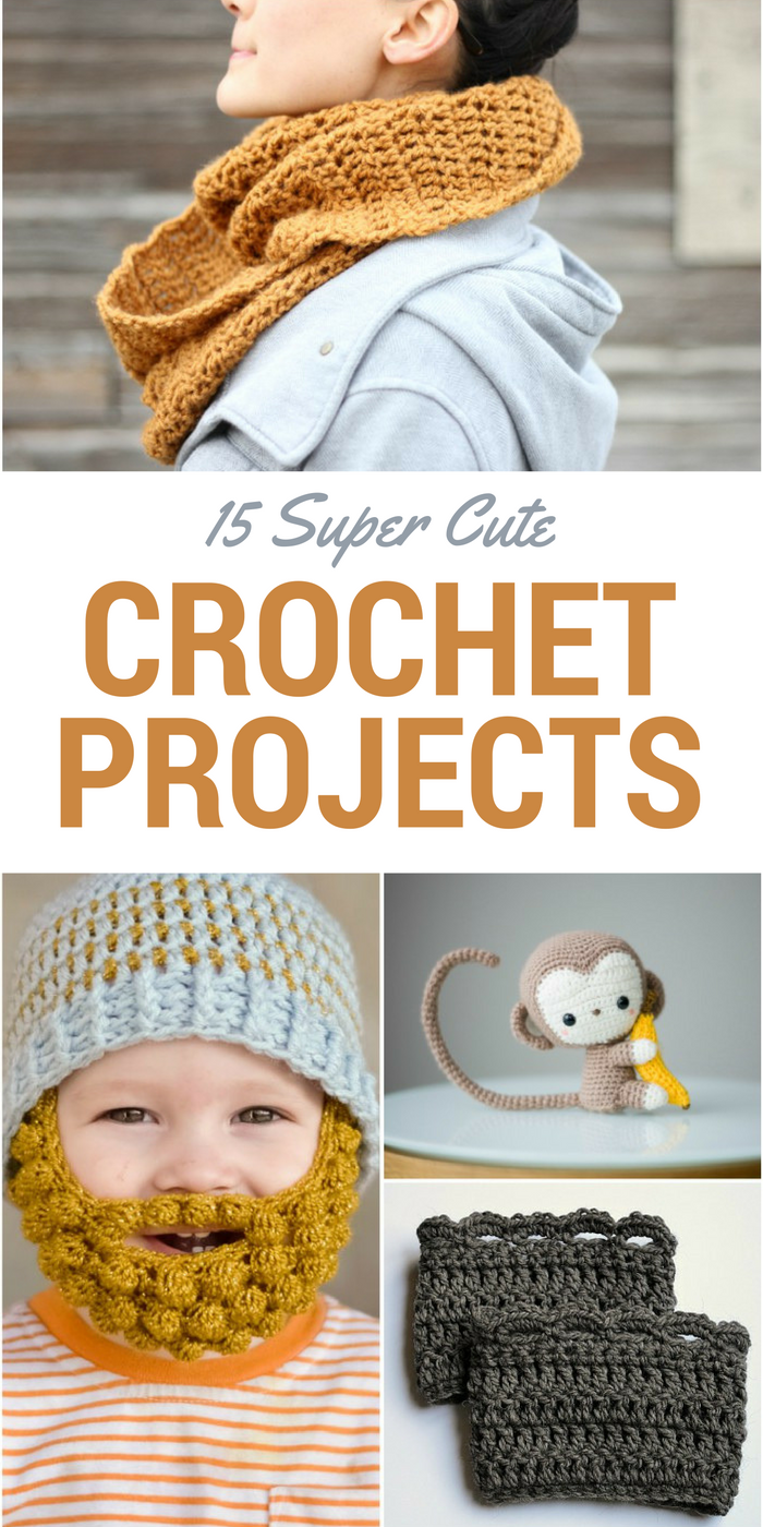 15 Super Cute Crochet Projects to Make This Winter - free crochet patterns for great gift ideas!