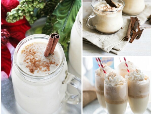 eggnog recipes image collage