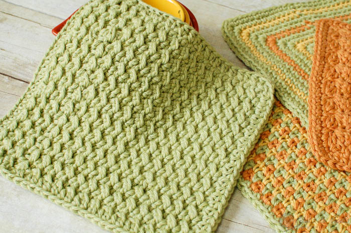 crocheted-dishcloths
