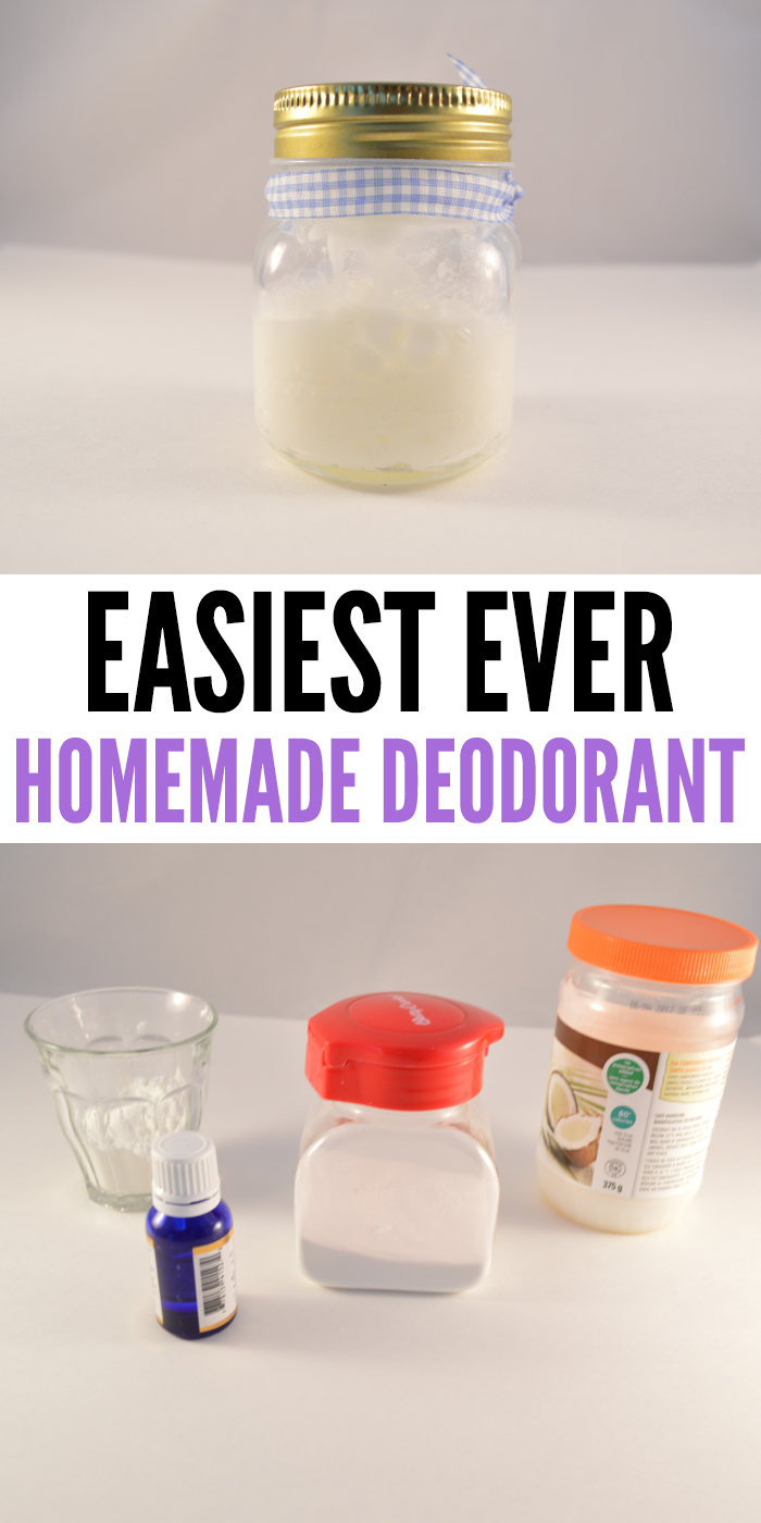 Easiest Ever Homemade Deodorant