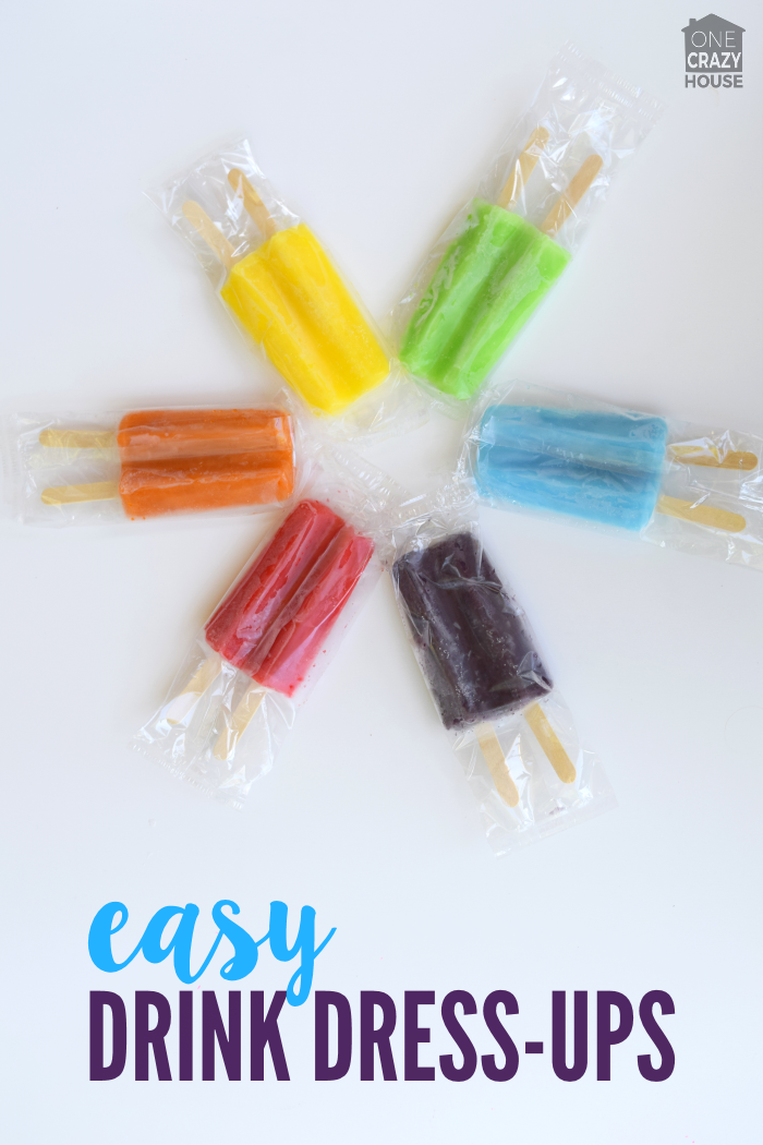 These Rainbow Water mocktails for kids are the perfect way to keep your kids sucking on their own drink and letting you have yours.