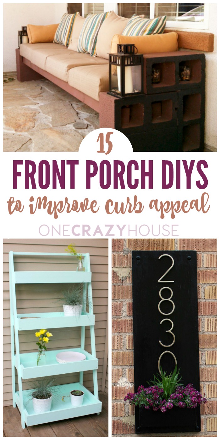 15 Front Porch DIYs to Increase Your Curb Appeal