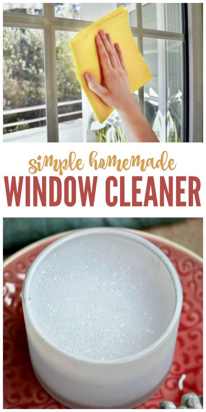 Simple Homemade Window Cleaner Recipe