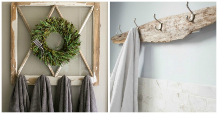 15 DIY Towel Holders to Spruce Up Your Bathroom