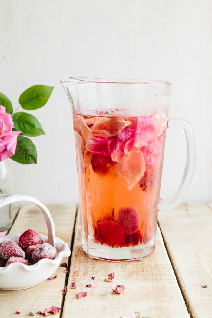 rose-lemon-strawberry-infused-water