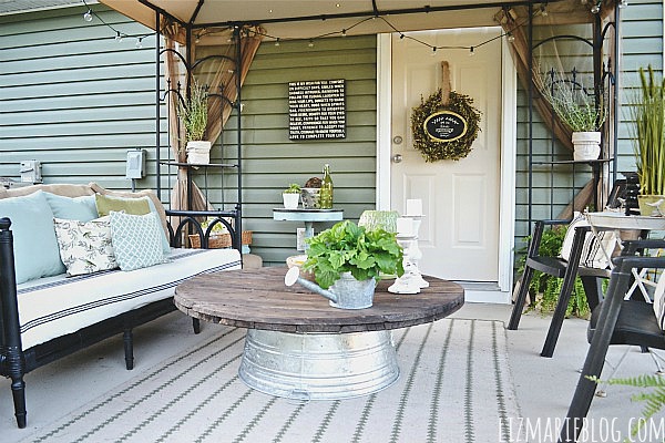 wire-spool-and-wash-tub-coffee-table