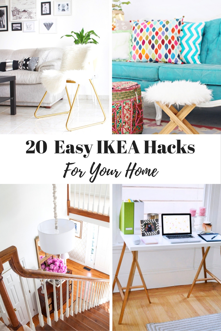 From re-purposing to personalizing, these Ikea Hacks area easy and fun!