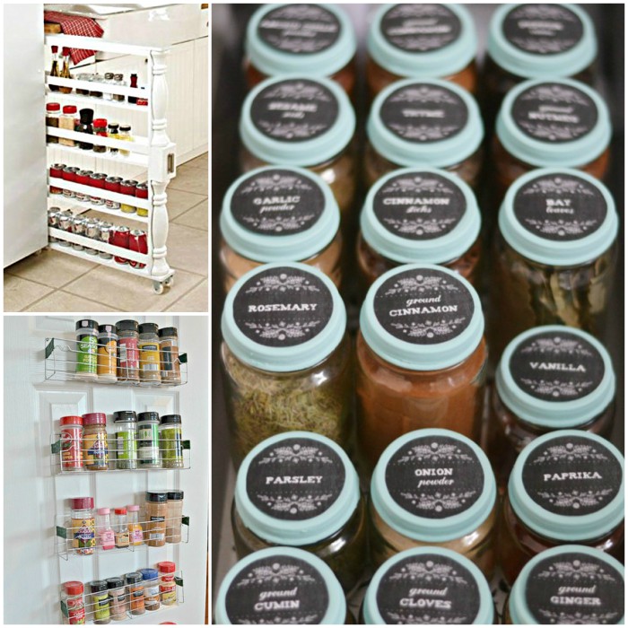 Smart and Space Saving Spice Organization Ideas