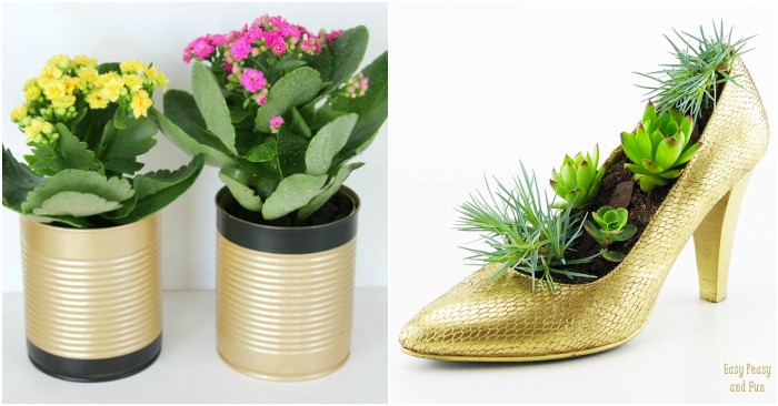 16 DIY Flower Pots to Get You Giddy About Gardening