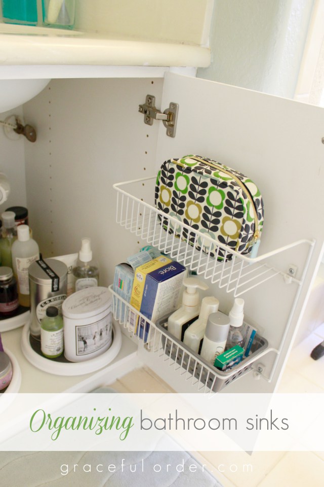 Wire Baskets Are Great Ways to Keep Your Bathroom and Kitchen Sink Cabinets  Organized