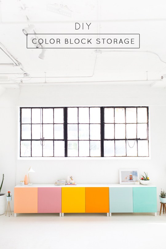 DIY Blogk Storage by Sugar & Cloth