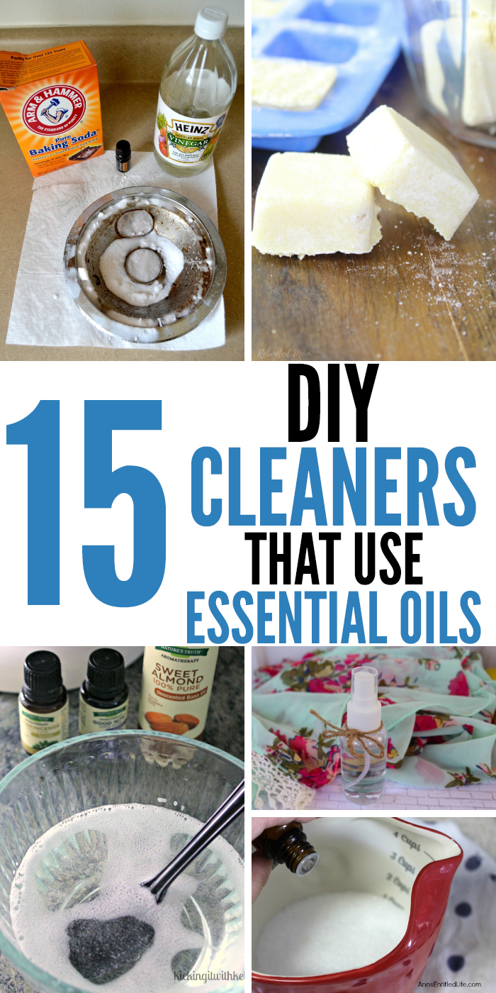 Make good use of your essential oils by making some DIY cleaners