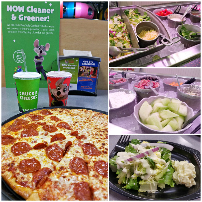 Chuck E. Cheese's Pizza and Salad