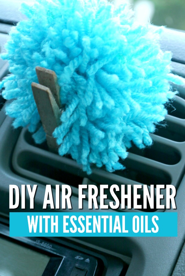 DIY Car Air Freshener with Essential Oils
