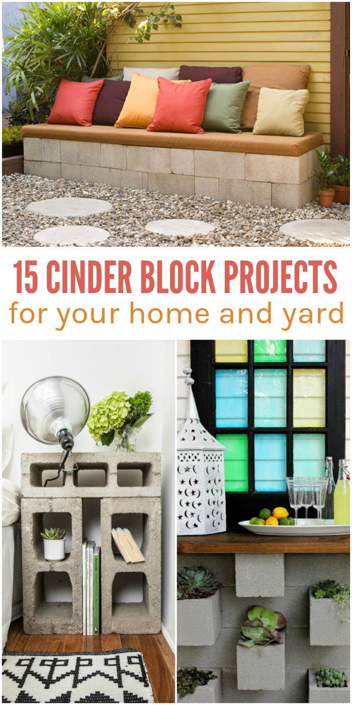 15 Creative Cinder Block Projects for Your Home and Yard