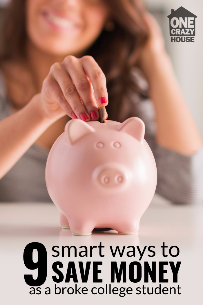 9 Smart Ways to Save Money as a Broke College Student
