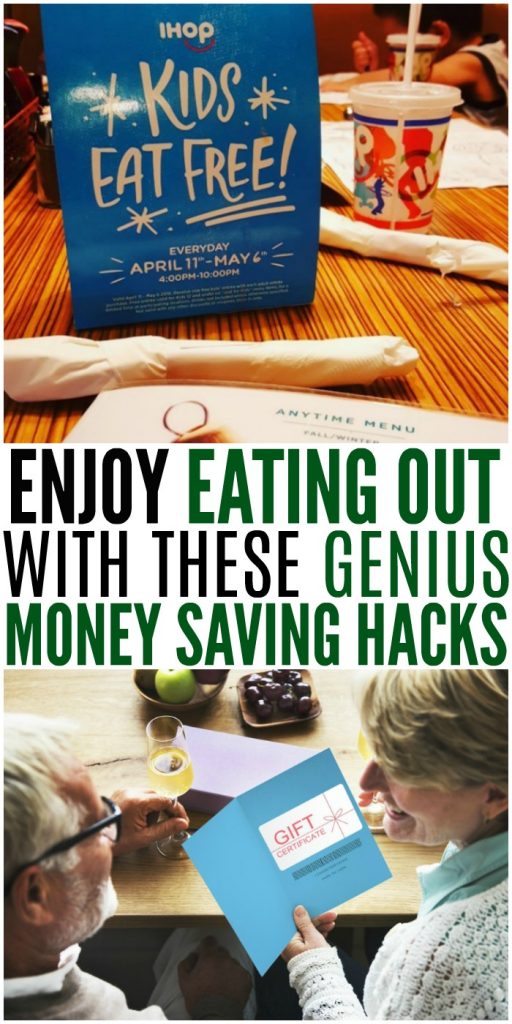 Money saving hacks for eating out