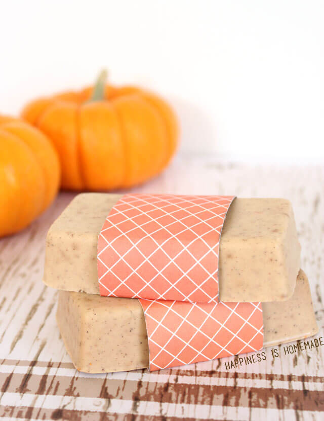 10 minute pumpkin spice soap