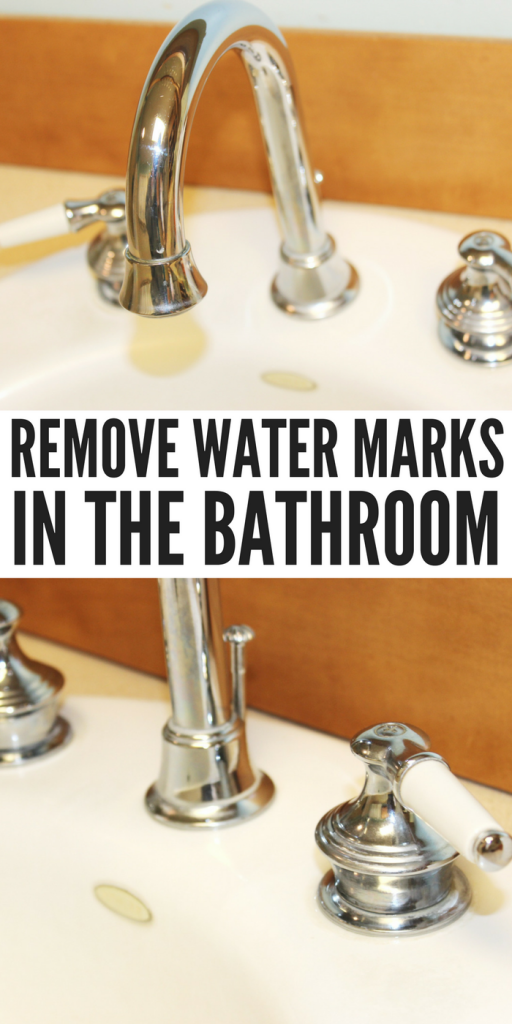 Easy tricks to clean water marks