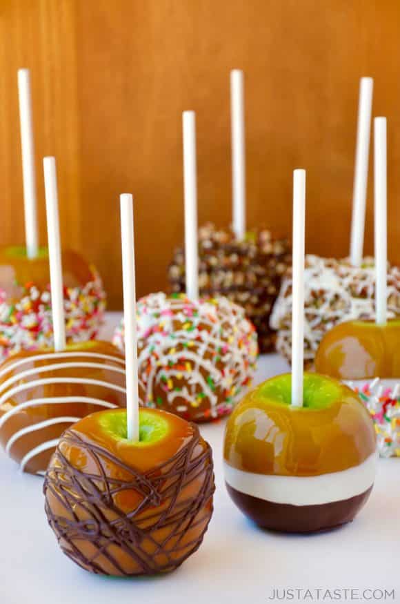 caramel apples