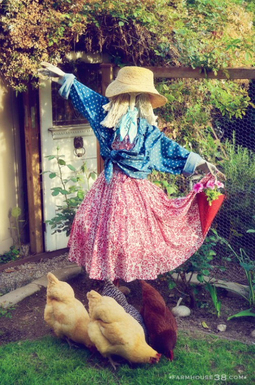 diy scarecrow