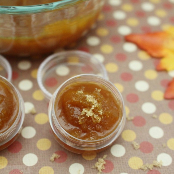 pumpkin pie lip scrub