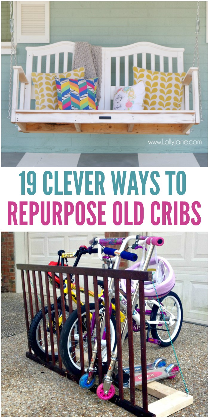 19 Clever Ways to Repurpose Old Cribs