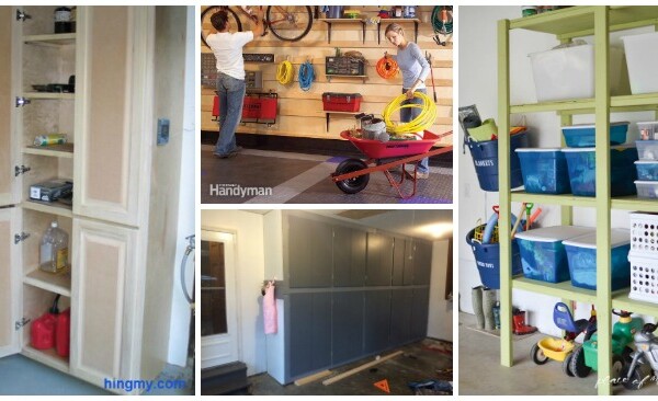 DIY Garage Cabinets