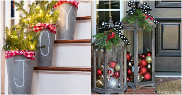 23 Front Porch Christmas Decorations That'll Impress