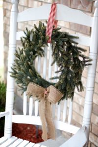 rocking chair wreath