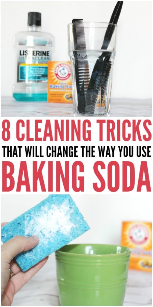 8 Cleaning Tricks that will Change the Way You Use Baking Soda #CleaningHacks