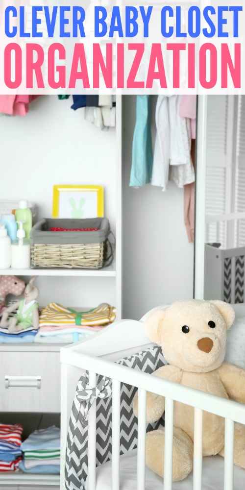 Clever Baby Closet Organization Products #ClosetOrganization #BabyClosets #HomeOrganization