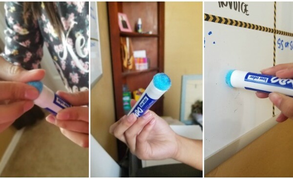Classroom Hacks the Teachers Will Love - PomPom Dry Erase Marker