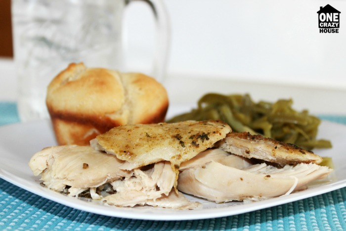 Moist Crock Pot Rotisserie Style Chicken