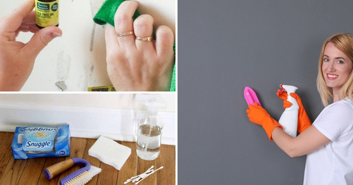 Genius Hacks to Make Cleaning Walls and Baseboards a Breeze