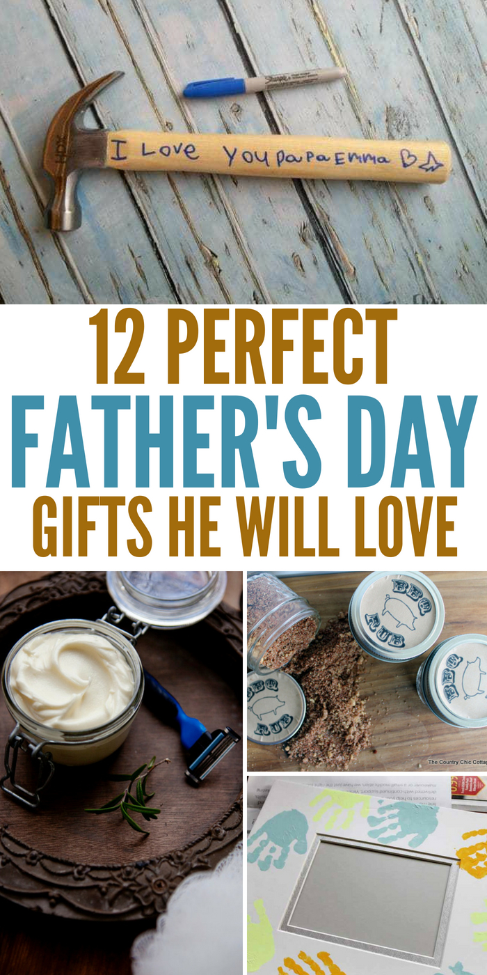 Here are a handful of DIY and handcrafted Father's Day gifts Dad will love. Find the perfect gift for the Dad in your life. #fathersdaygifts #dad #happyfathersday #onecrazyhouse