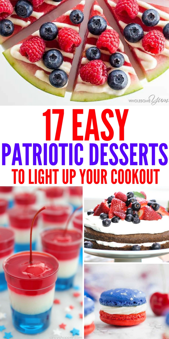17 Patriotic Desserts For Summer